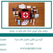 سرفصل های آموزش کمک های اولیه در سازمان