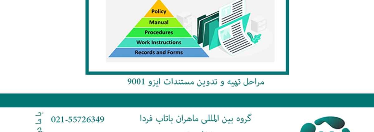 مراحل تهیه و تدوین مستندات ایزو 9001